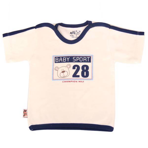 تی شرت آستین کوتاه نوزادی نیلی مدل Sports، Nili Sports Baby T Shirt With Short Sleeve