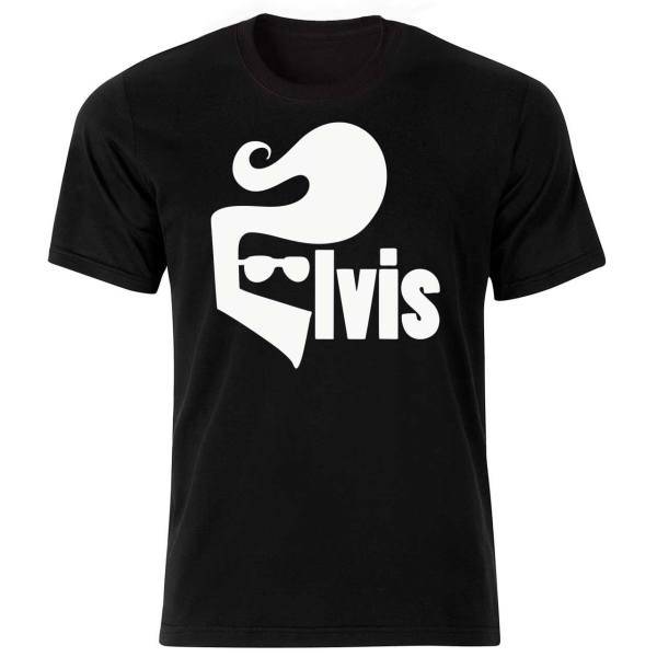 تی شرت پارس طرح ELVIS کد 7023 BW