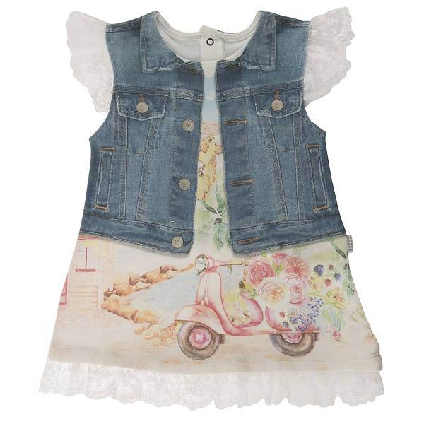 پیراهن دخترانه کیتی کیت مدل 11036، KitiKate 11036 Baby Girl Shirt