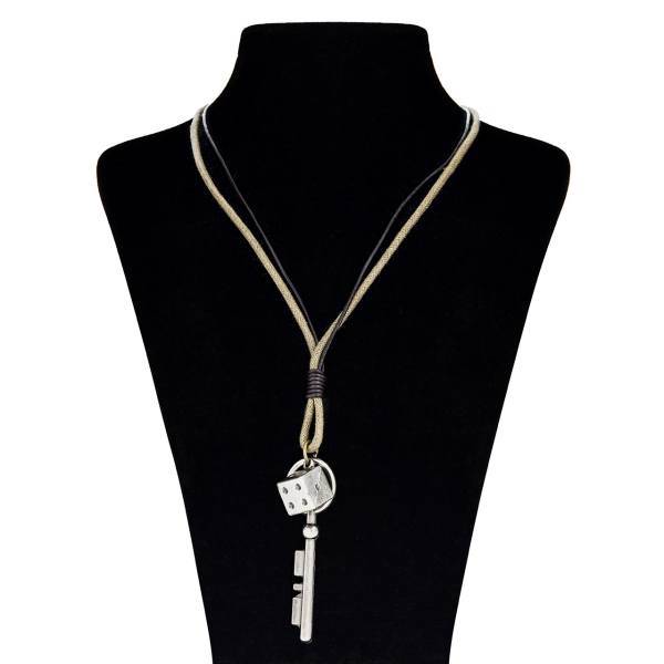 گردنبند چرمی ابلا مدل TN1004، Abella TN1004 Leather Necklace