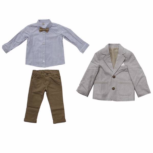 ست لباس پسرانه Bebus مدل 5865، Bebush 5865 Baby Boy Clothing Set