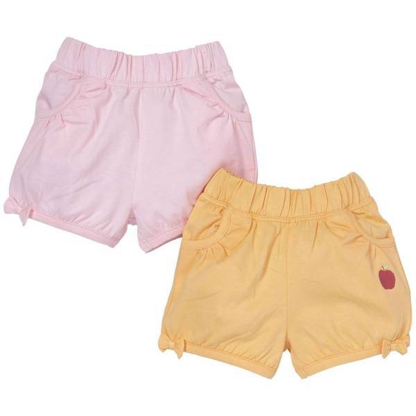 شلوارک دخترانه مادرکر مدلB4500 بسته 2 عددی، Mothercare B4500 Baby Girl Shorts Pack Of 2