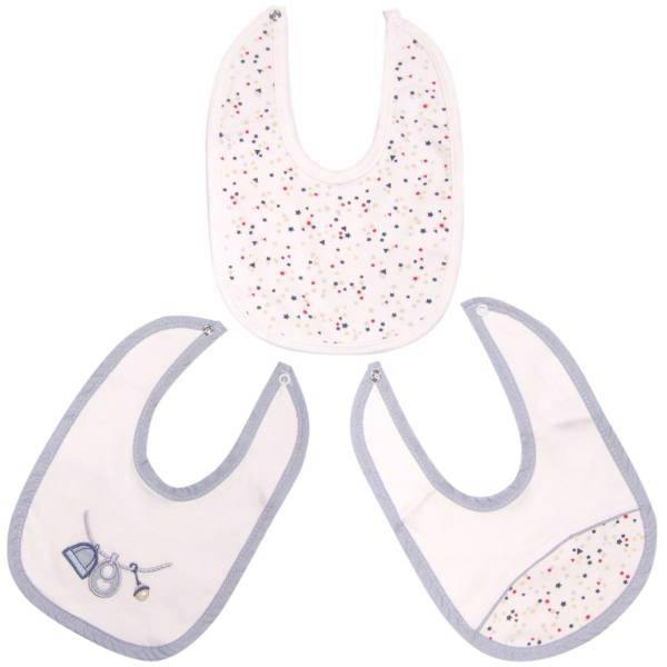 پیشبند بیبی دال مدل 70931N بسته 3 عددی، Baby Doll 70931N Baby Bib 3pcs