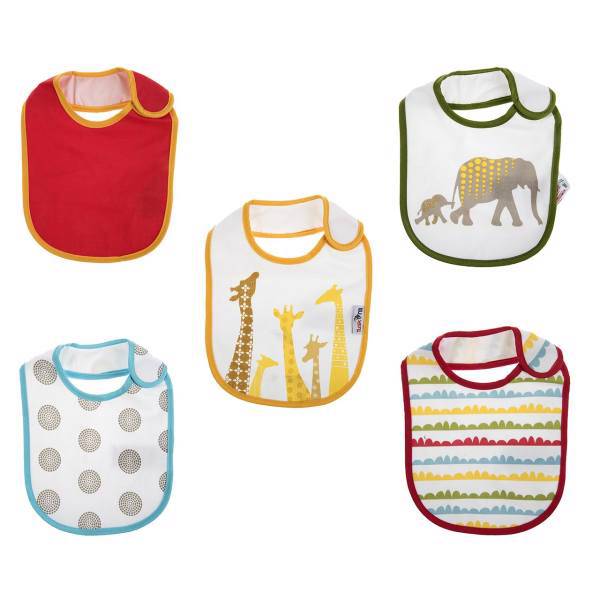 پیشبند مادرکر مدل 06081 بسته 5 عددی کد 1632، Mothercare 06081 Baby Bib 5pcs