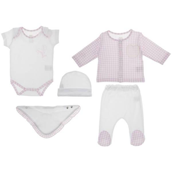 ست لباس دخترانه بیبی کرنر مدل 1050، Baby Corner 1050 Baby Girl Clothing Set