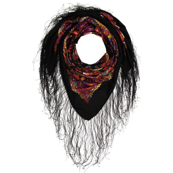 روسری داتیس بافت کد 12 مدل گلفام، Datis Baft 12 Golfam Scarf