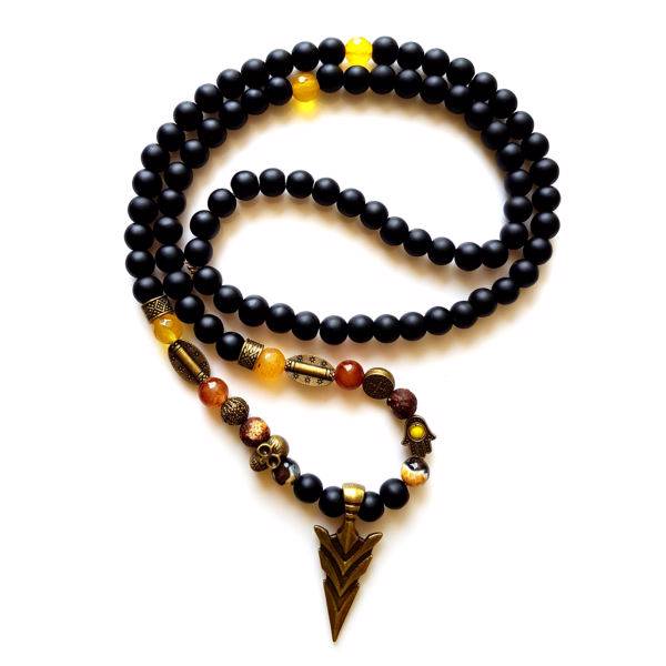 گردنبند سنگ گالری میشکا مدل ارسلان، Mishka Gallery Arsalan necklace