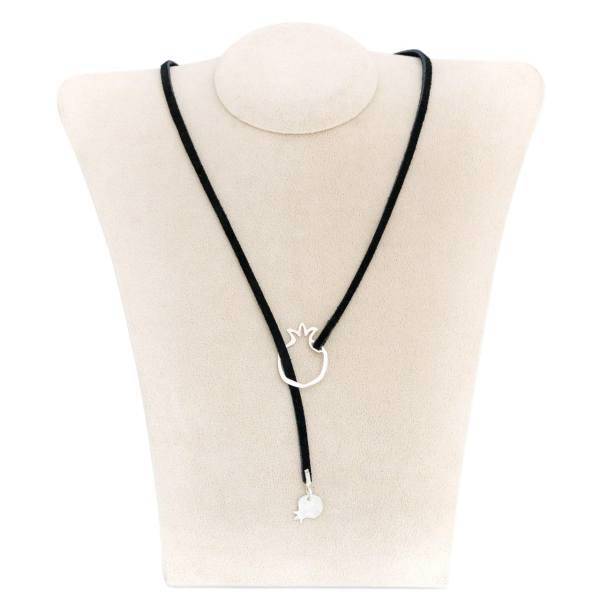 گردنبند نقره کارول مدل Pomegranate کد CAA010، Carol CAA010 Pomegranate Silver Half Necklace