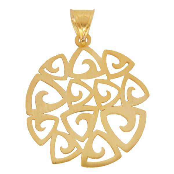 آویز گردنبند طلا 18 عیار شانا مدل N-SG40، Shana N-SG40 Gold Necklace Pendant Plaque