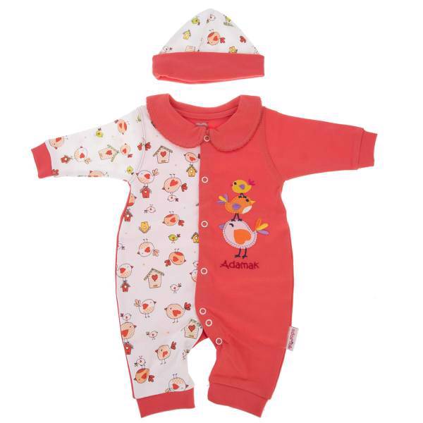 ست لباس دخترانه آدمک مدل 1321011، Adamak 1321011 Baby Girl Clothing Set