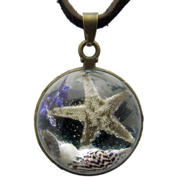 گردنبند برندز مدل اقیانوس شب تاب BK-156