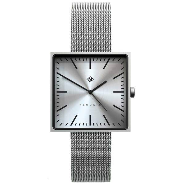 ساعت مچی عقربه ای نیوگیت مدل The Cubeline Stainless steel Case Steel mesh Strap، Newgate The Cubeline Stainless steel Case Steel mesh Strap Watch