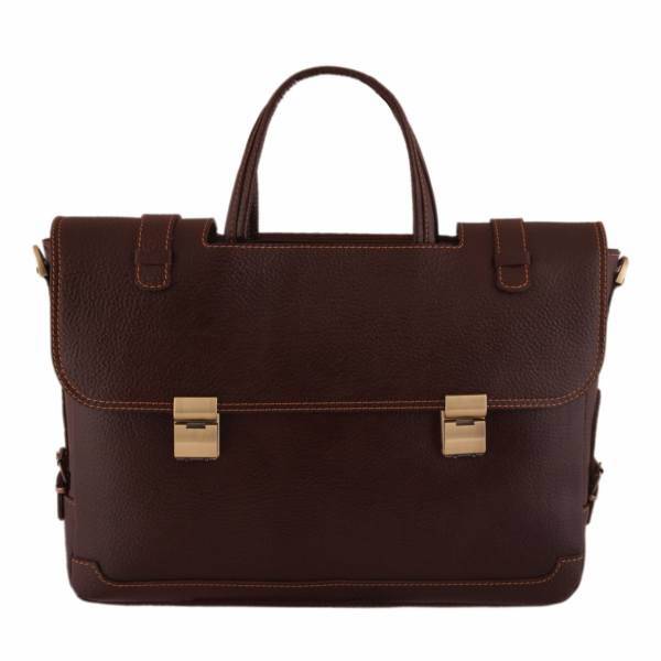 کیف اداری چرم طبیعی شهر چرم مدل 3-111308، Leather City 111308-3 Leather Briefcase