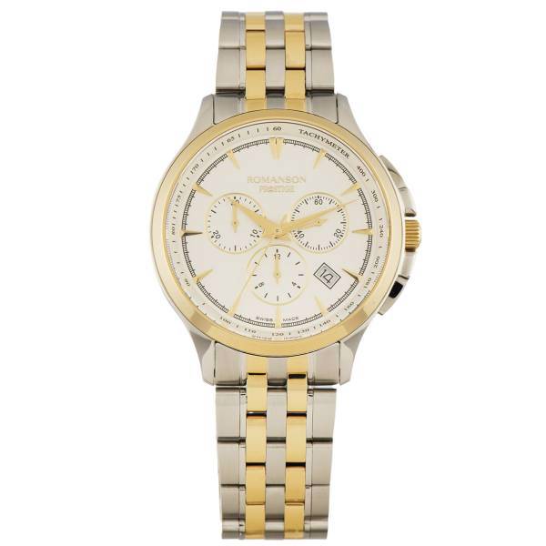 ساعت مچی عقربه ای مردانه رومانسون مدل TM3258HM1CAS1G، Romanson TM3258HM1CAS1G Watch For Men