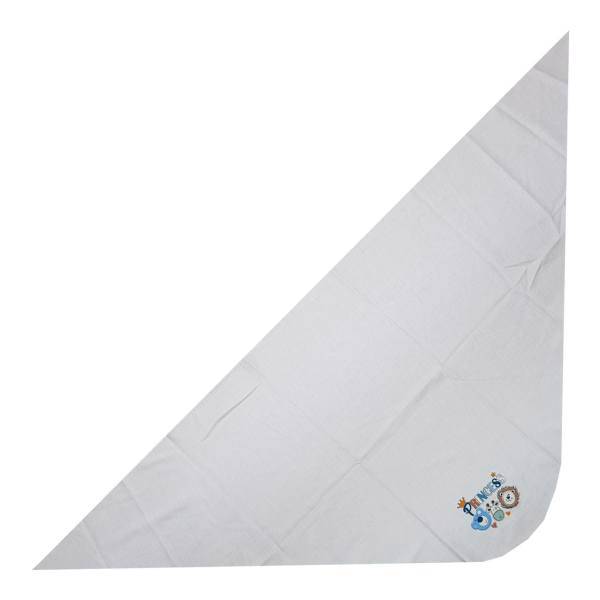 روسری سه گوش نوزادی برند پرنسس مدل BLUE-05، BABY SCARF PRINCESS BRAND BLUE
