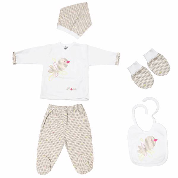 ست لباس نوزادی گایه مدل 712، Gaye 712 Baby Clothes Set