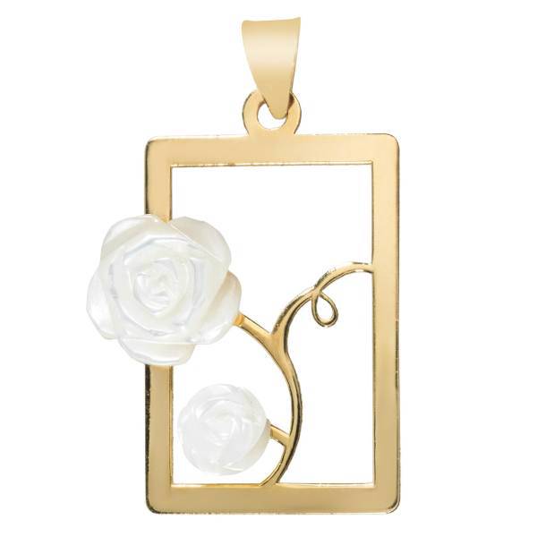 آویز گردنبند طلا 18 عیار ماهک مدل MM0556، Maahak MM0556 Gold Necklace Pendant Plaque