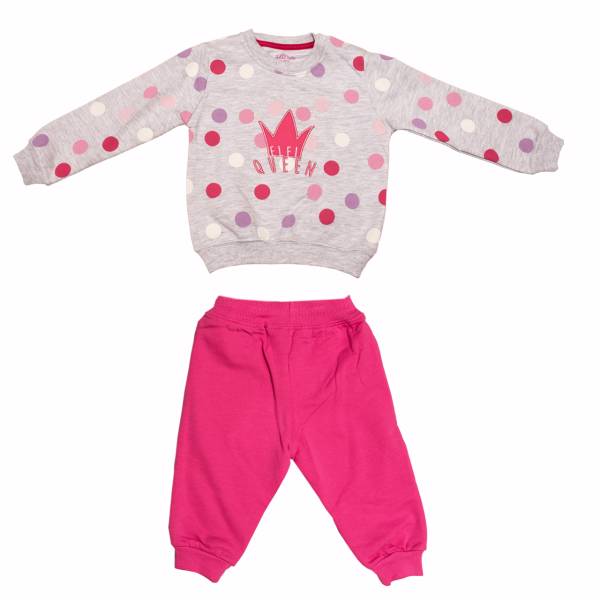 ست لباس دخترانه عزیز به به مدل 64310، Aziz Bebe 64310 Girls Clothing Set