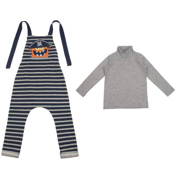 ست لباس پسرانه دینو مدل 16S1-032، Deno 16S1-032 Boys Clothes Set