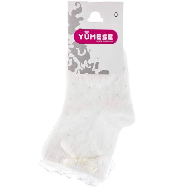 جوراب نوزاد صدفی یومسه مدل 3420، Yumese S 3420 Socks