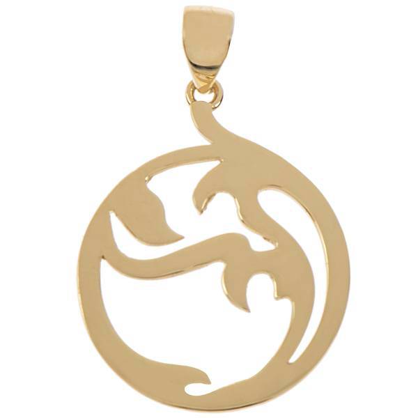 آویز گردنبند طلا 18 عیار زرین مدل AB521، Zarin AB521 Gold Necklace Pendant