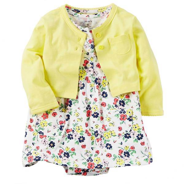 ست لباس دخترانه کارترز مدل 423، Carters 423 Baby Girl Clothing Set