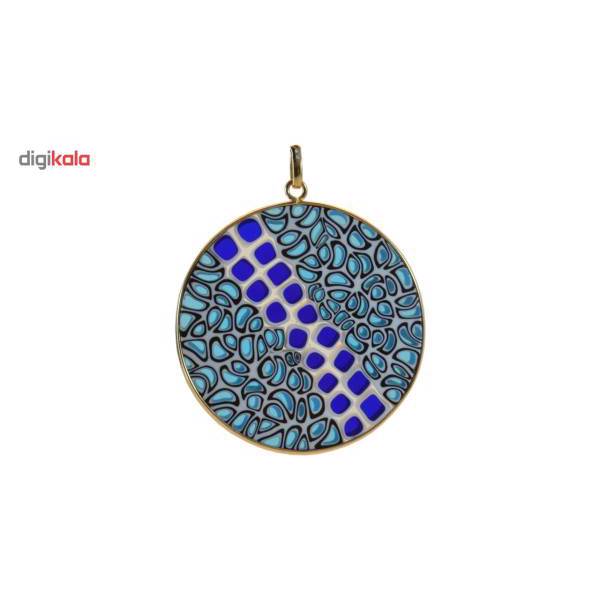 آویز گردنبند طلا 18 عیار کرته مورینا مدل PeFA17G، Corte Murrina PeFA17G Gold Pendant Plaque