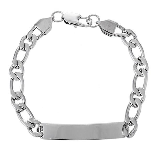 دستبند زنجیری پلاک دار جی دبلیو ال مدل BM112، JWL BM112 Bracelets