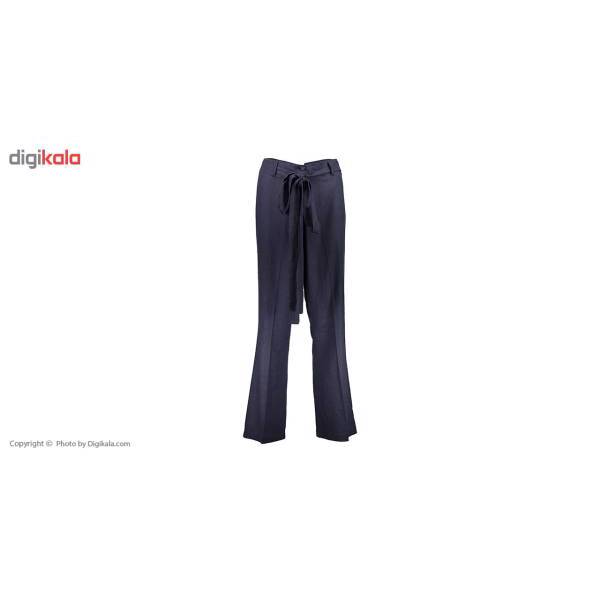 شلوار زنانه دمپا گشاد پارچه ای سرمه ای مدل 231، Dorsa Tanpoosh 12 Trousers For Women