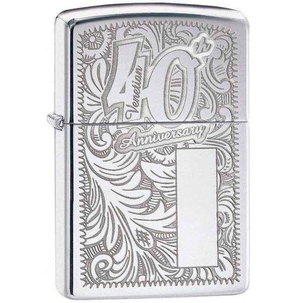 فندک زیپو مدل Ventian 40 Years کد 28789، Zippo Ventian 40 Years 28789 Lighter