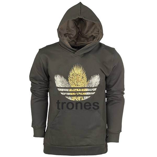 هودی سبز مردانه سون پی ام مدل Thrones، Seven PM Thrones Hoodie For Men