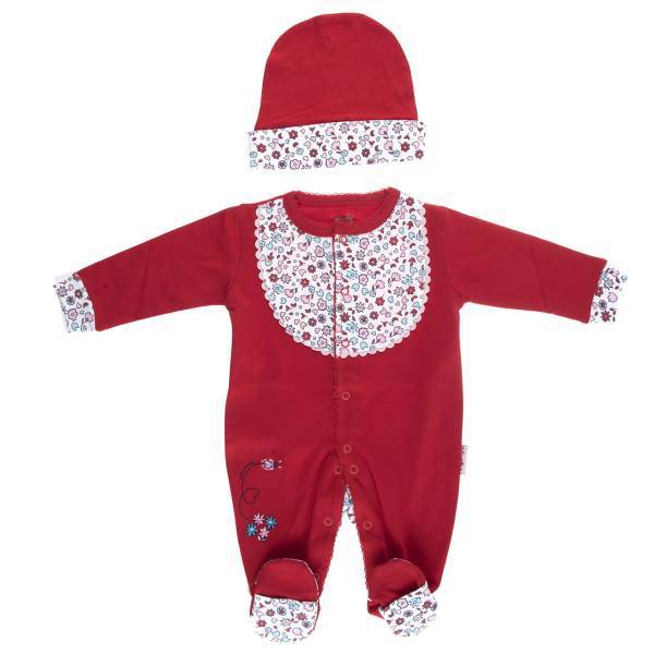 ست لباس دخترانه آدمک مدل 137600R، Adamak 137600R Baby Girl Clothing Set