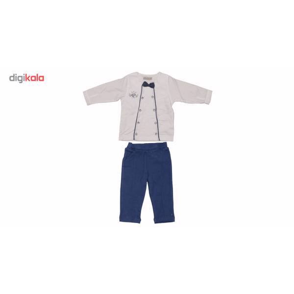 ست لباس پسرانه رزاریو مدل 471216Blue، RosaRio 471216Blue Boy Clothing Set