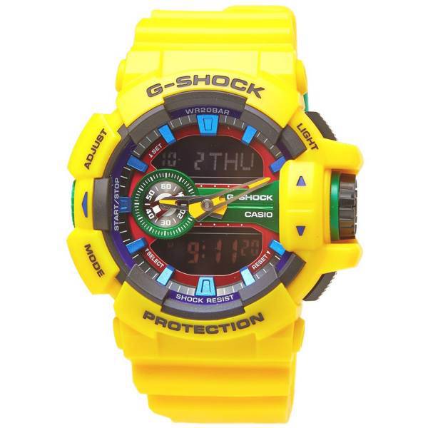 ساعت مچی عقربه ای مردانه کاسیو جی شاک مدل G-Shock GA-400-9ADR، Casio G-Shock GA-400-9ADR Watch For Men