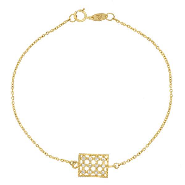 دستبند طلا 18 عیار ماهک مدل MB0226، Maahak MB0226 Gold Bracelet