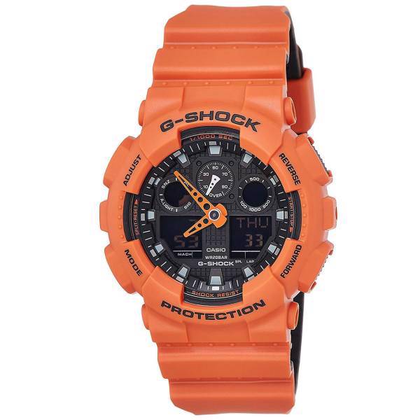 ساعت مچی عقربه ای مردانه کاسیو مدل GA-100L-4ADR، Casio GA-100L-4ADR Watch For Men