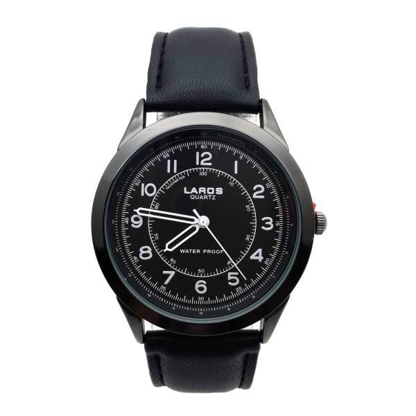 ساعت مچی عقربه ای مردانه لاروس مدل80047S-Black به همراه جاسوییچی طرح ابزار