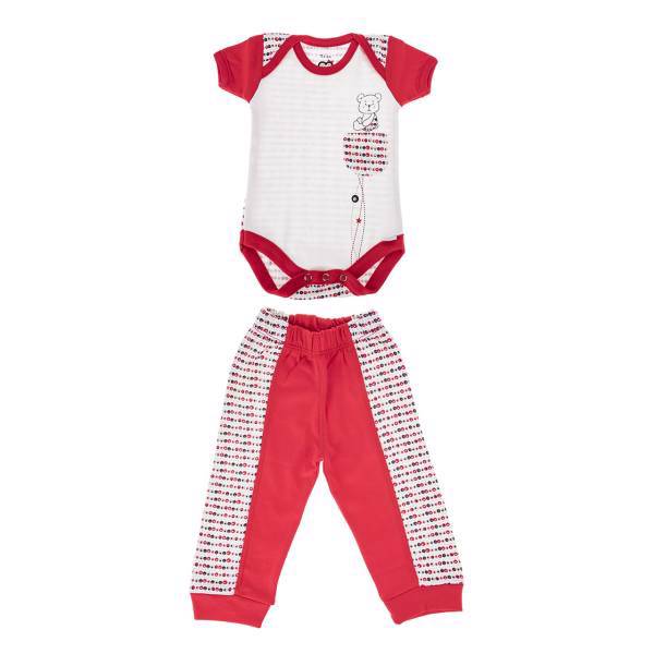 ست لباس نوزادی آدمک مدل ‏‏912101، Adamak 912101 Baby Clothes Set