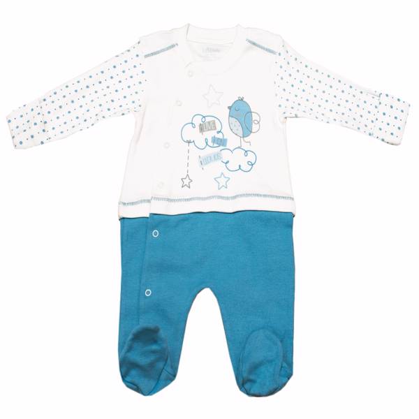 لباس سرهمی عزیز به به مدل 6454، Azizi Bebe 6454 Patch Clothes