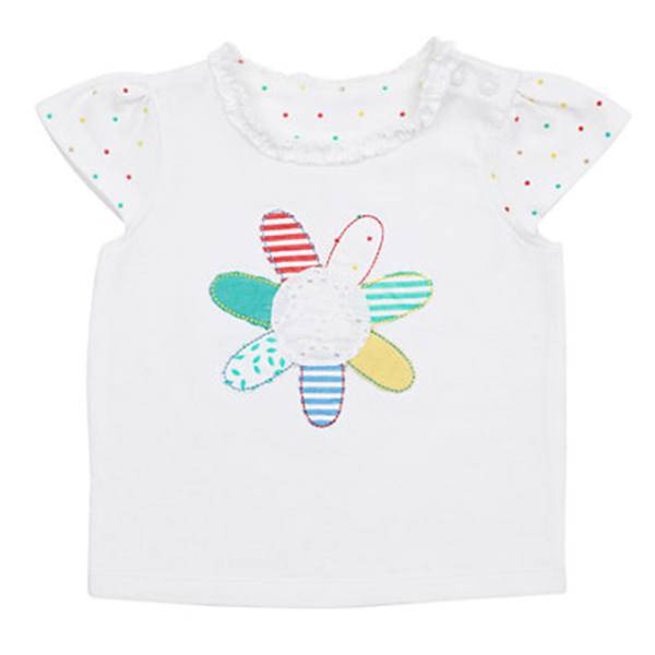 تی شرت آستین کوتاه مادرکر مدل Y3374، Mothercare Y3374 Baby T Shirt With Short Sleeve