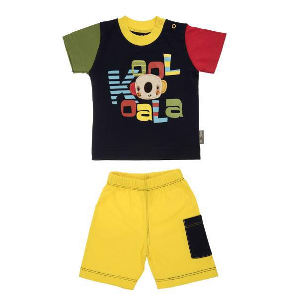 ست لباس پسرانه آدمک مدل 1683001، Adamak 1683001 Baby Boy Clothing Set