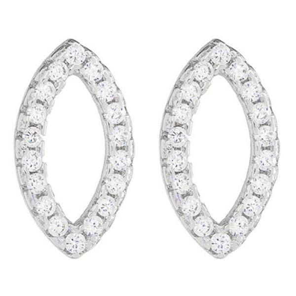 گوشواره نقره اقلیمه کد EN6، eghlimeh EN6 silver earring