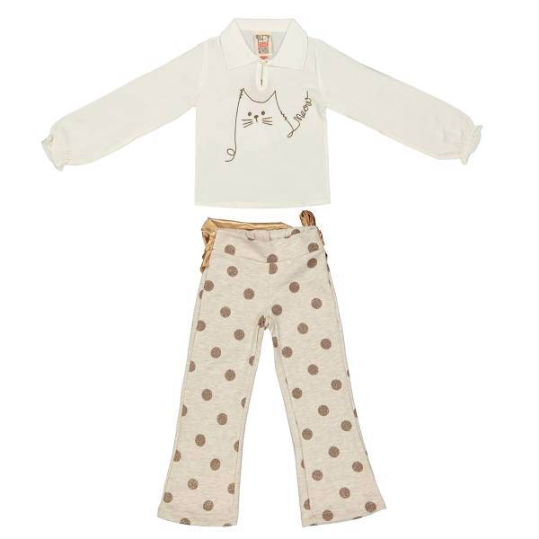 ست لباس دخترانه موشی مدل 16S1-023، Mushi 16S1-023 Baby Girl Clothing Set