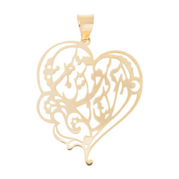 آویز گردنبند طلا 18 عیار زرمان مدل MM0743، Zarman MM0743 Gold Necklace Pendant Plaque