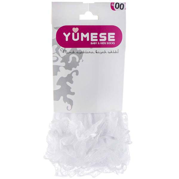 جوراب شلواری سفید یومسه مدل 3270، Yumese W 3270 Pantyhose