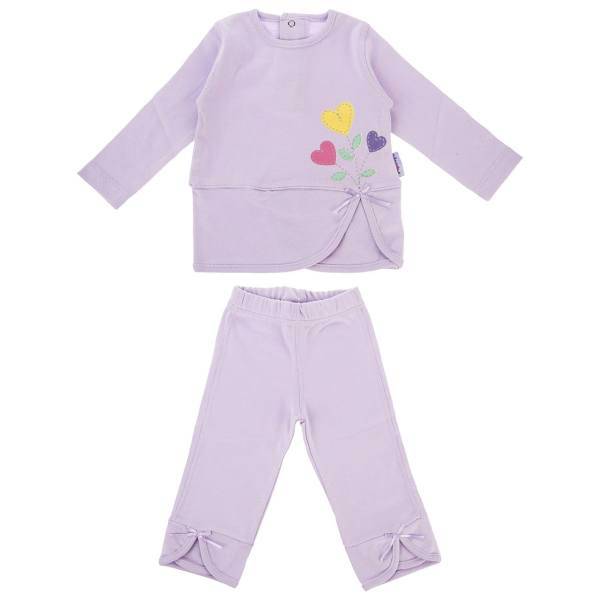 ست لباس دخترانه آدمک مدل 1154011V، Adamak 1154011V Baby Girl Clothing Set