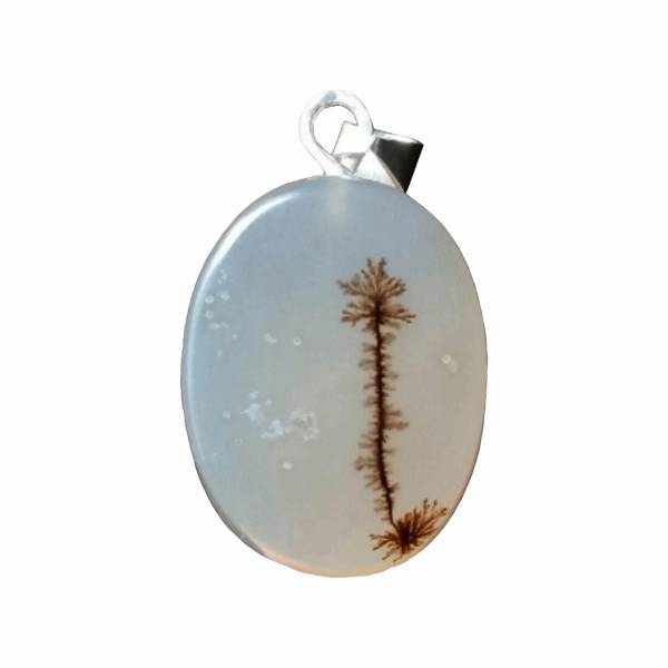 آویز گردنبند نقره عقیق پارس مدل A042، pars agate A042 Silver Necklace