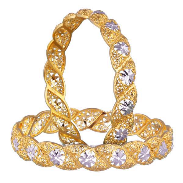 دستبند النگویی شهر شیک مدل D304 بسته 2 عددی، Shahr Shik D304 Bracelet Pack Of 2
