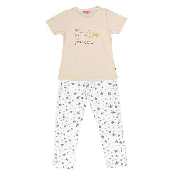ست تی شرت و شلوار دخترانه ولنتاین مدل 1676-GL، Valentine GL-1676 T-Shirt And Trousers For Girls