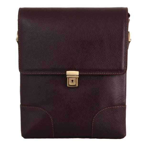 کیف دوشی چرم طبیعی شهر چرم مدل 3-122117، Leather City 122117-3 Leather Shoulder Bag